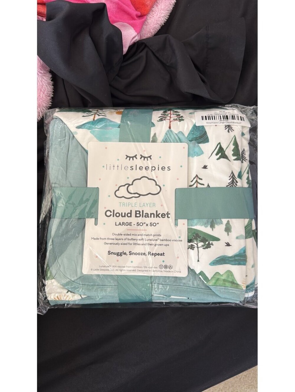 Little Sleepies mountain mist cloud blanket [COPY]